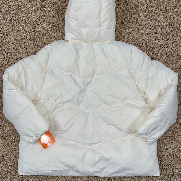 32 Degrees Women’s Quilted Jacket with Plush Lined Hood White, Size XXL (New) - Picture 11 of 16